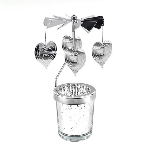 Bougeoirs rotatifs verre - bougeoirs,