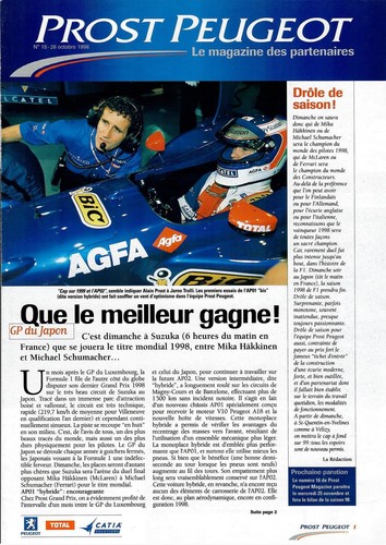 Magazine prost peugeot 15 - magazine,
