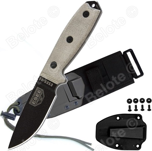 Esee model black blade plain - esee,