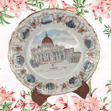 Assiette plate souvenir Italie porcelaine winterling bavaria céramique étrangère