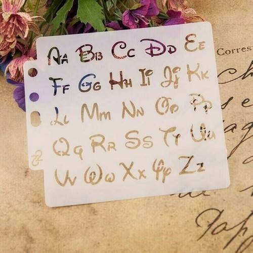Pochoirs alphabet modèle - alphabet,