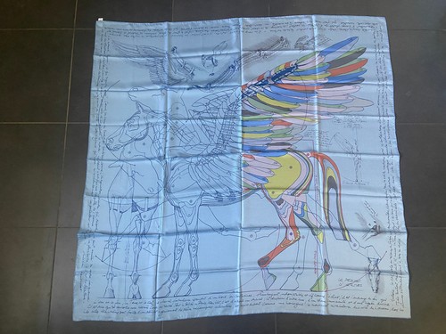 Foulard hermès intitulé - hermès, le