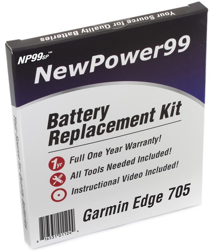 Battery kit for garmin - kit, edge
