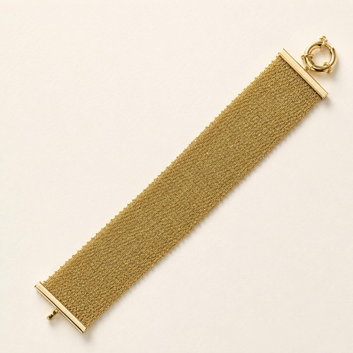 Bracelet large tissé - , en