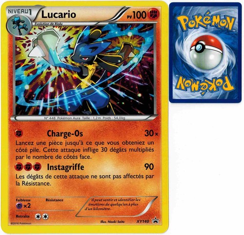 Carte pokémon xy140 - xy140, lucario