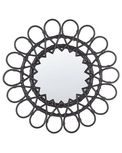 Miroir mural moderne rond - mural, en