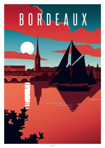 Affiche bordeaux gironde - affiche,