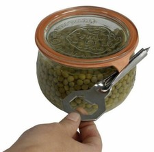 TIRE LANGUETTE OUVRE BOCAL DECAPSULEUR METAL 13 CM USTENSILE DE CUISINE