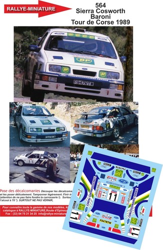 Decals ref 0564 - 1/43,