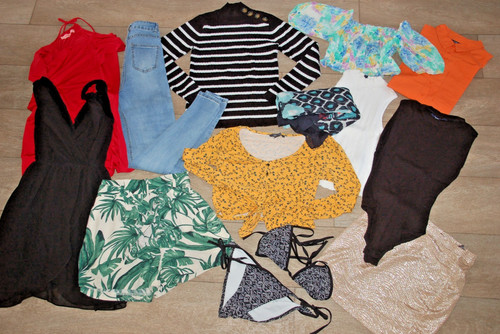 Lot vêtements femme ado pull