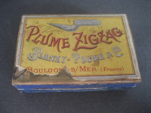Boîte plumes - boÎte, zigzag