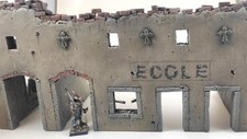 Ecole en ruine première guerre mondiale : Décor wargame (trench crusade...