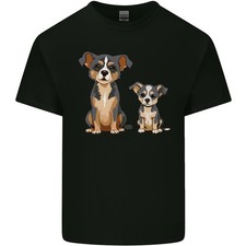 T-Shirt Enfant Chihuahua Avec Un Chiot