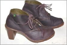 EL NATURALISTA Escarpins Lacets Cuir Violet T 39 tbe