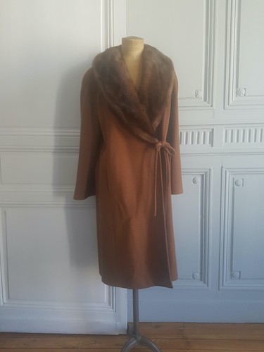 Superbe manteau camel - manteau, laine
