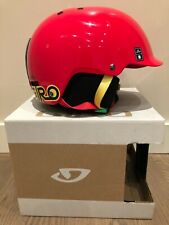 ** CASQUE DE PROTECTION HOMOLOGUÉ SKI 55.5-59 CM GIRO VAULT RED RASTA WINNI **