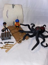 Playmobil Pirate Radeau Pieuvre Géante Du 4291 Vintage Île Bateau Trésor