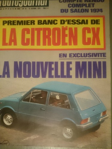 Auto journal 1974 citroen - l'auto,