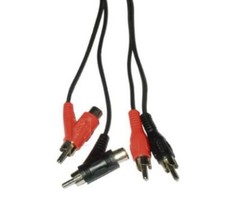 Cable fiche rca male et fiche
