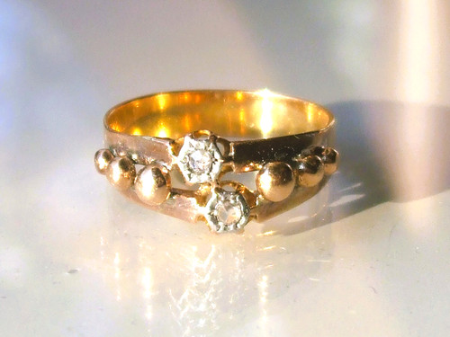 Belle bague ancienne xixème - belle,