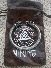 Bracelet Viking Tête Dragon Acier Inoxydable Haut de Gamme Très Belle Finition