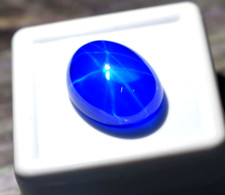 Cabochon saphir étoile bleue