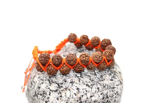 Bracelet perles rudraksha - perles,