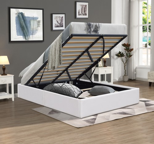 Lit coffre gris compatible - -,