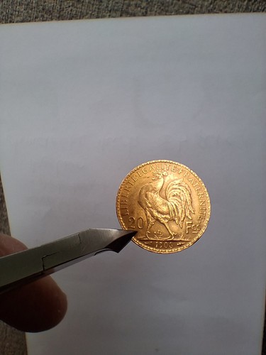 Piece francs marianne - or,