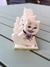 porte toasts faience vintage 