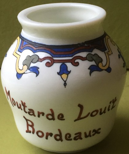 Pot moutarde louit bordeaux - pot,