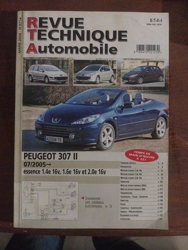 Revue technique peugeot - revue, 2