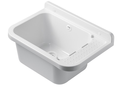 évier blanc 50x34x21 - blanc,