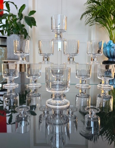 Verres vin pied - pied, en