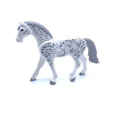 PLAYMOBIL * ECURIE * Cheval Blanc Tacheté Taches Grises 5226 5667 6935 70450 