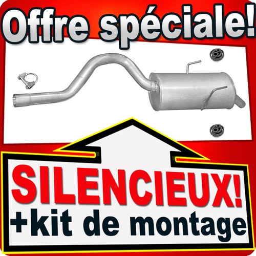 Silencieux arriere pour - silencieux,