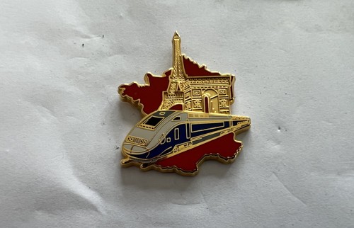 Pin sncf tgv carte - carte, france