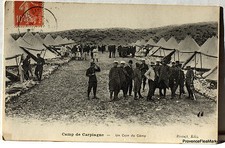   CPA POSTCARD CAMP MILITAIRE CARPIAGNE    1910  225Aa25bis