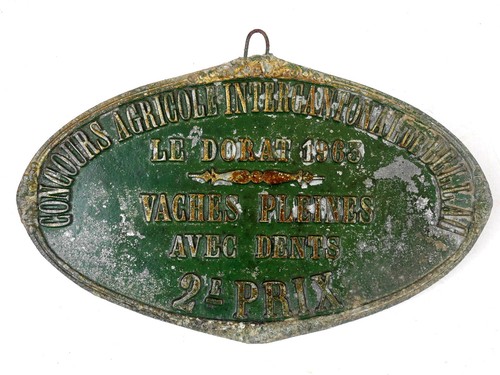 Plaque concours agricole - plaque,