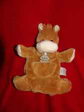 Doudou Marionnette Histoire d'Ours Cheval Beige 