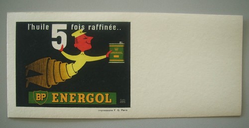 Buvard energol huile - energol,, l'huile