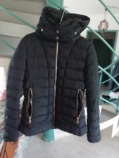 Doudoune à Capuche Noir Matelassé Taille S Marque WULUS PARIS Femme Occasion