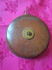 ANCIEN  DOUBLE DECAMETRE   EN CUIR  FONCTIONNEL