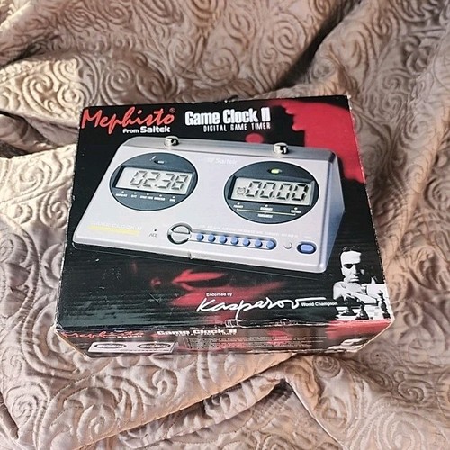 Saitek mephisto game clock - saitek,