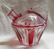 CARAFE EN CRISTAL OVERLAY DE