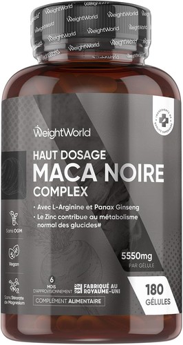 Maca noire 5550mg - noire,