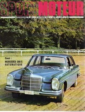 SPORT MOTEUR 205 1970 MERCEDES