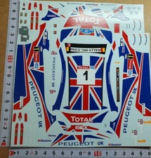 DECALS 1/24 PEUGEOT 207 S2000