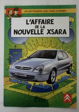 Blake & Mortimer dépliant publicitaire Xara Picasso Citroën par Julliard