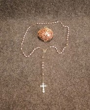 Ancien Chapelet Croix Argent